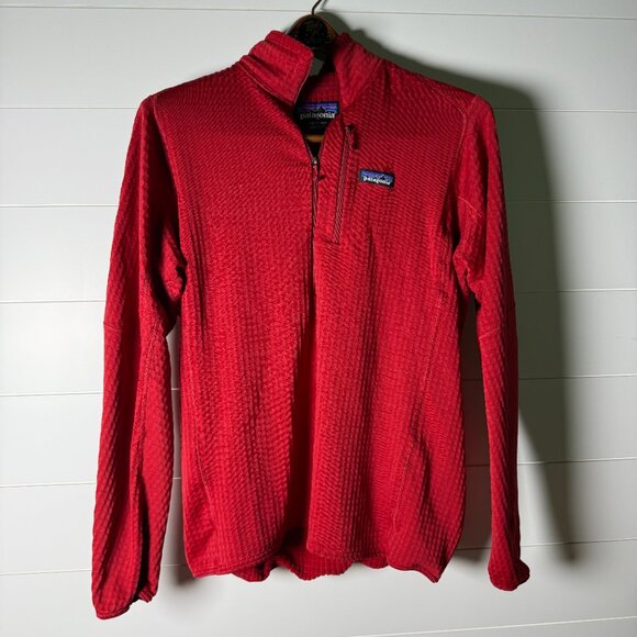 Patagonia Other - Patagonia PolartecThermal Pro Quarter Zip Large Sweatshirt Husker/KC Chief Red